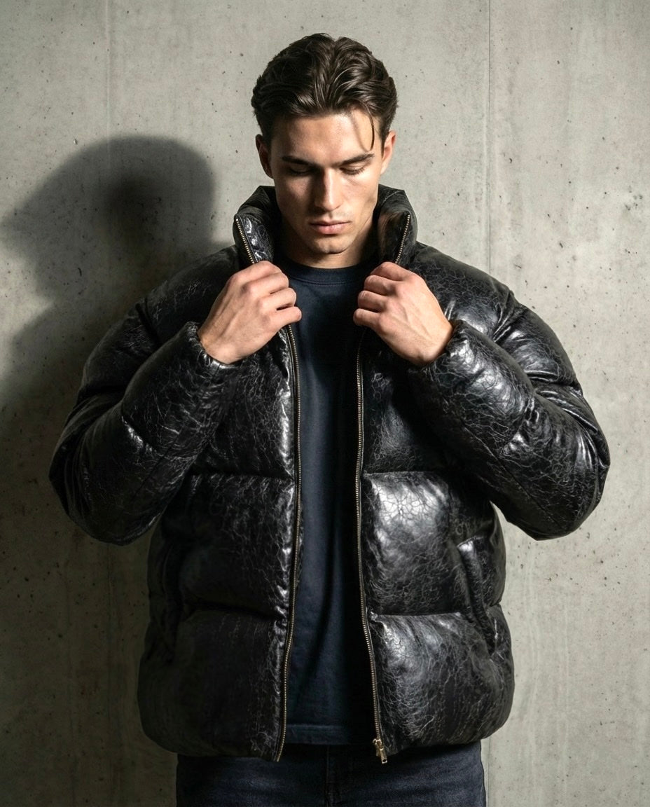 Cracked Mamba Puffer Jacket