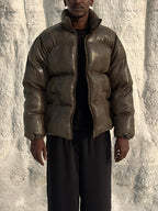 Exotic Wild-Croco Puffer Jacket