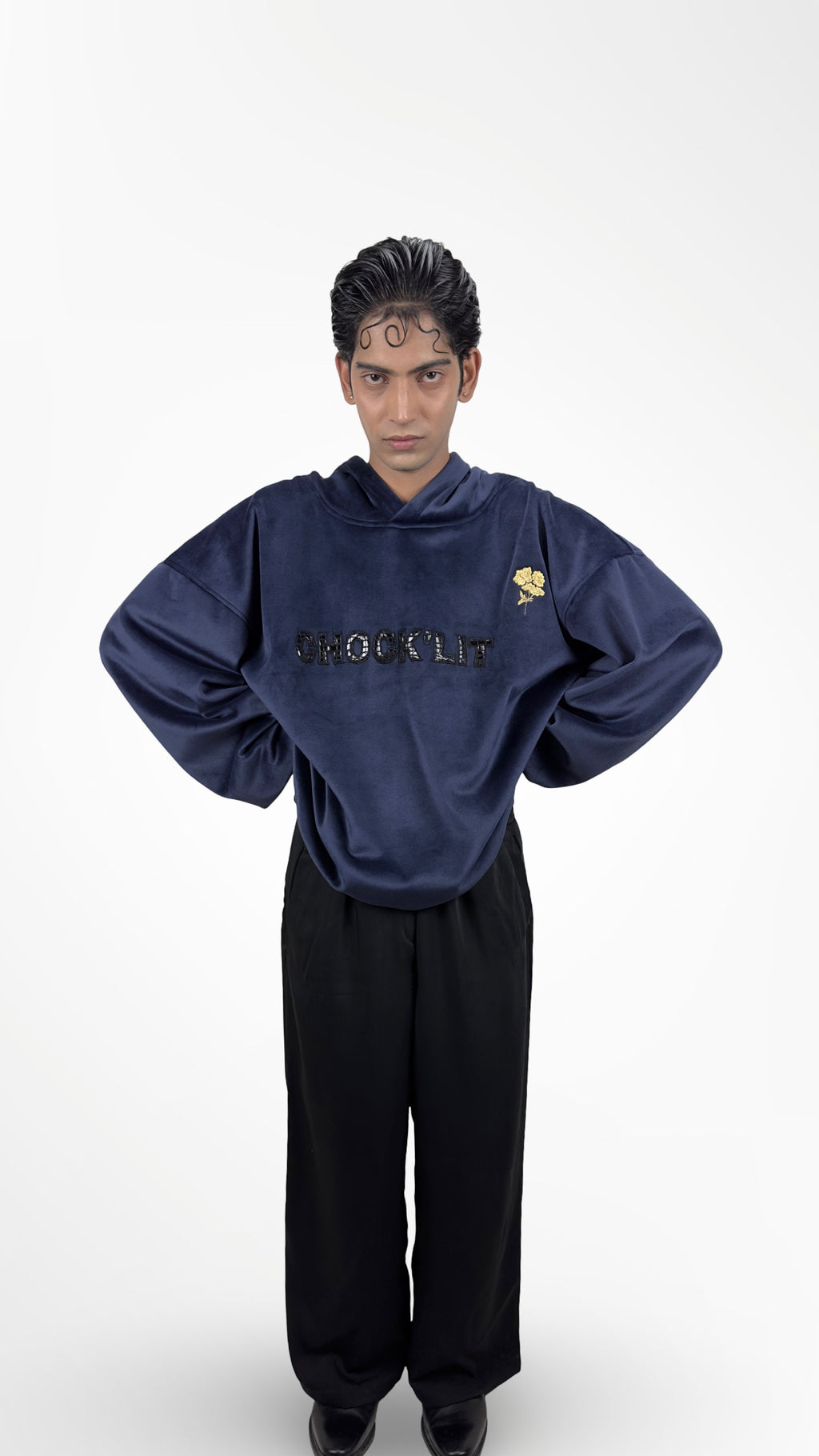 CHOC’LIT Luxe Velvet Hoodie