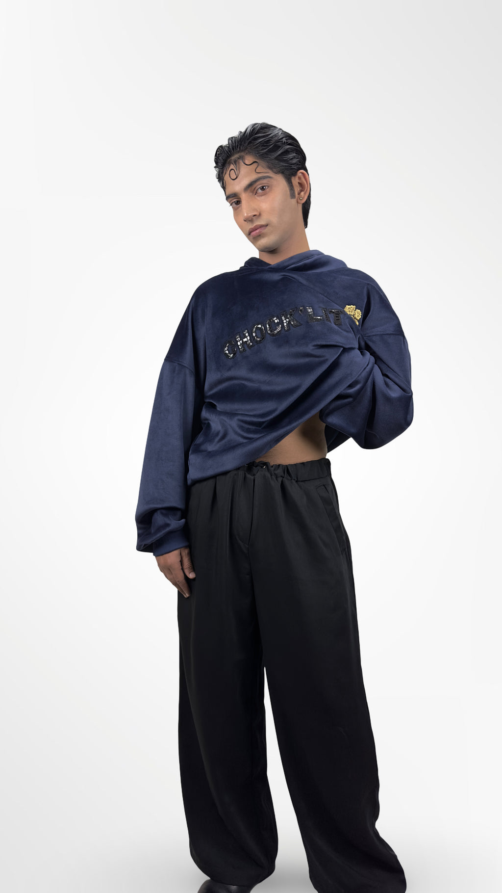 CHOC’LIT Luxe Velvet Hoodie