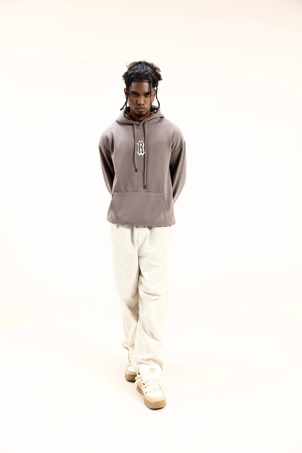 R// Mono Grey Hoodie