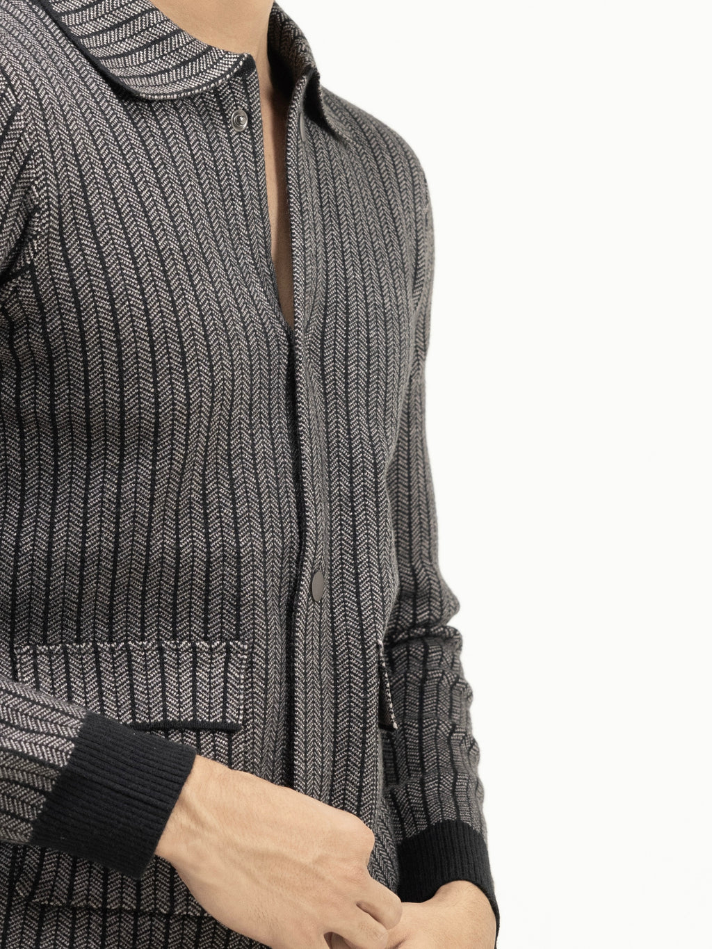 Herringbone Knit Shirt