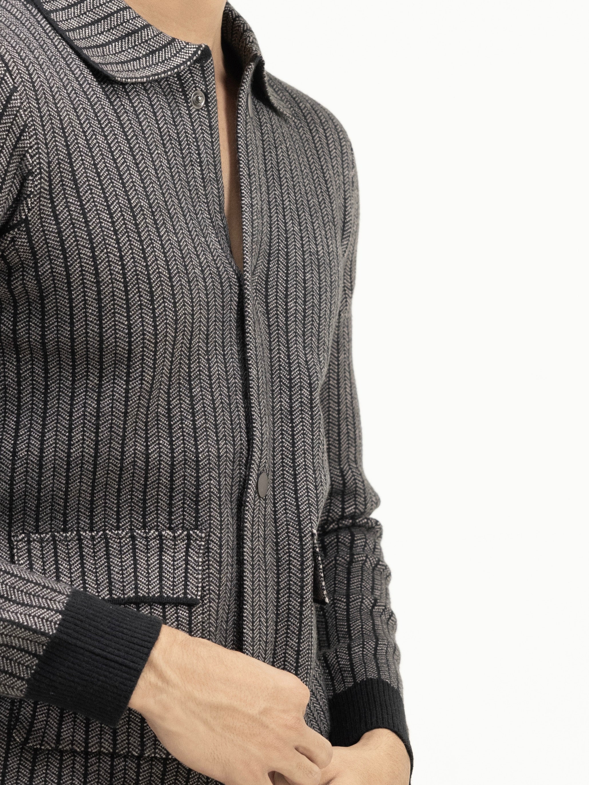 Herringbone Knit Shirt