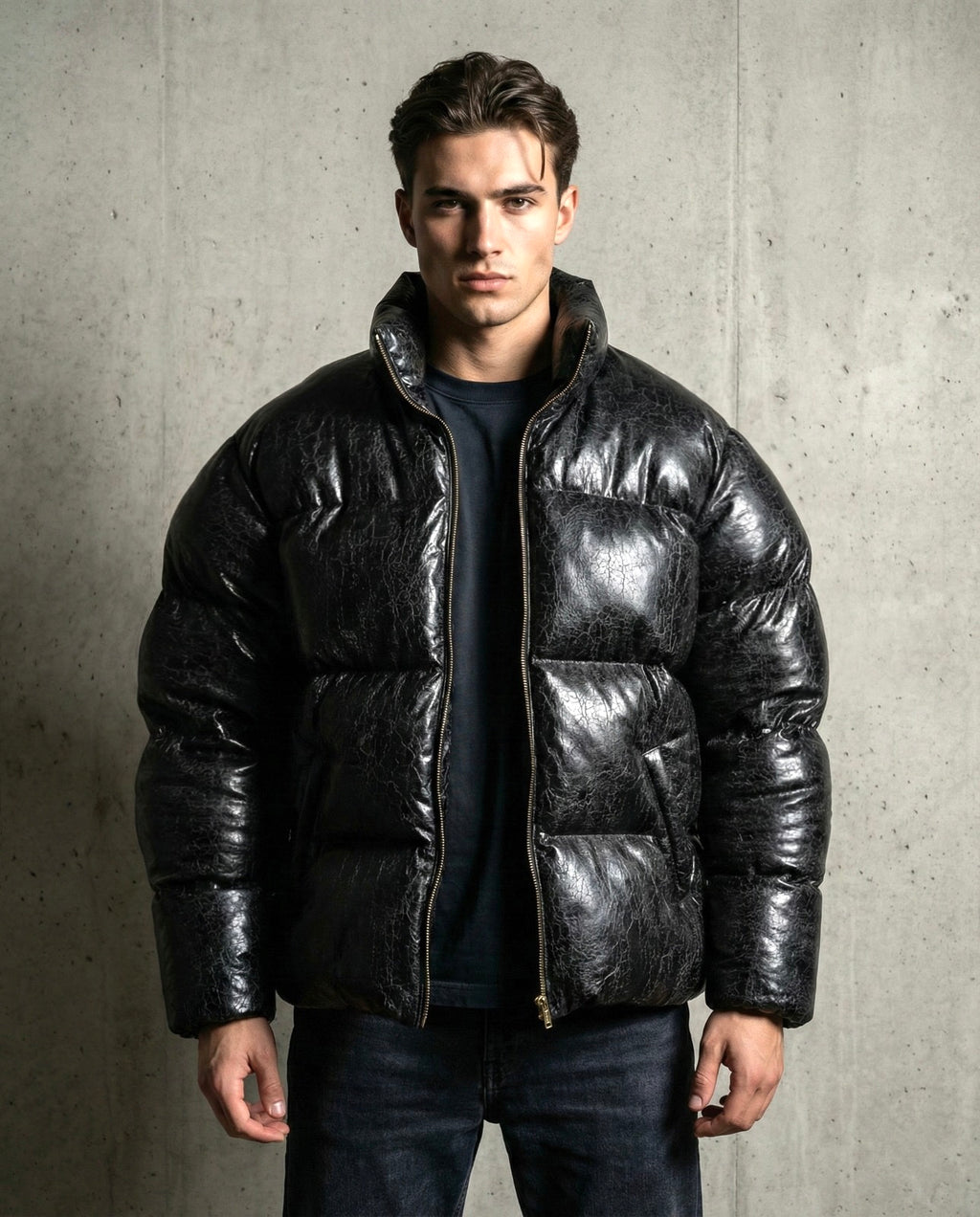 Cracked Mamba Puffer Jacket