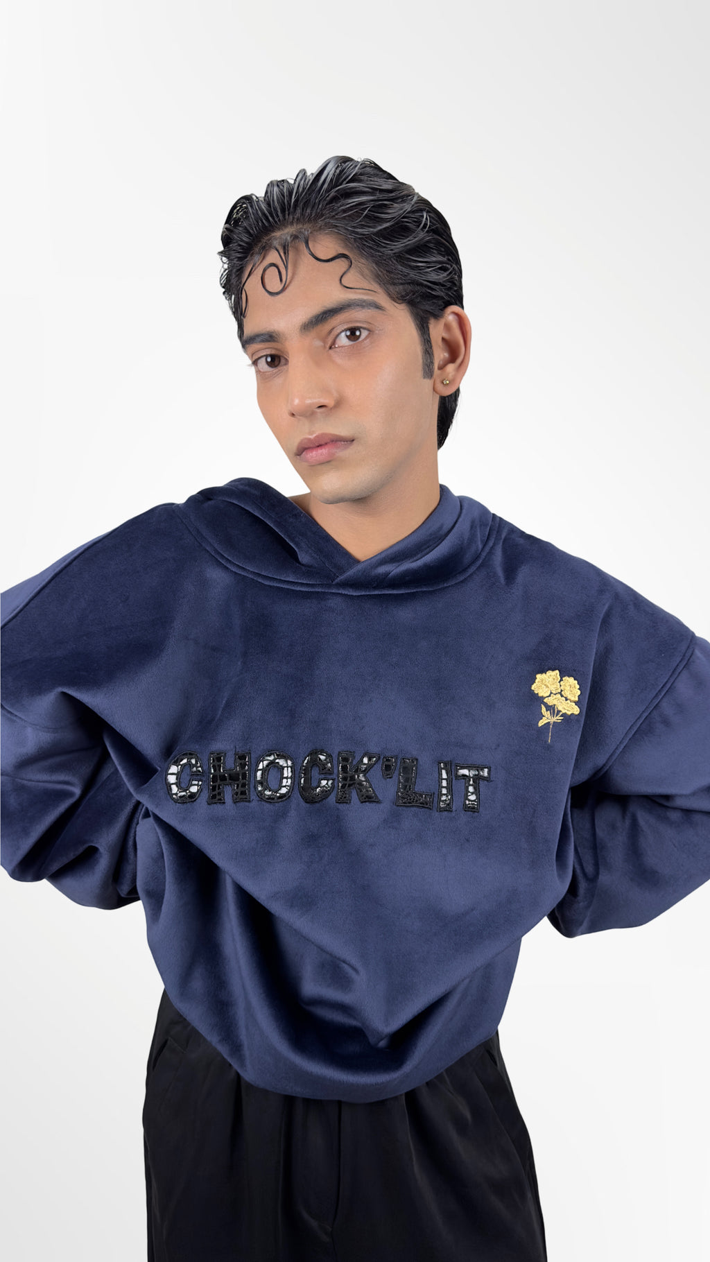 CHOC’LIT Luxe Velvet Hoodie
