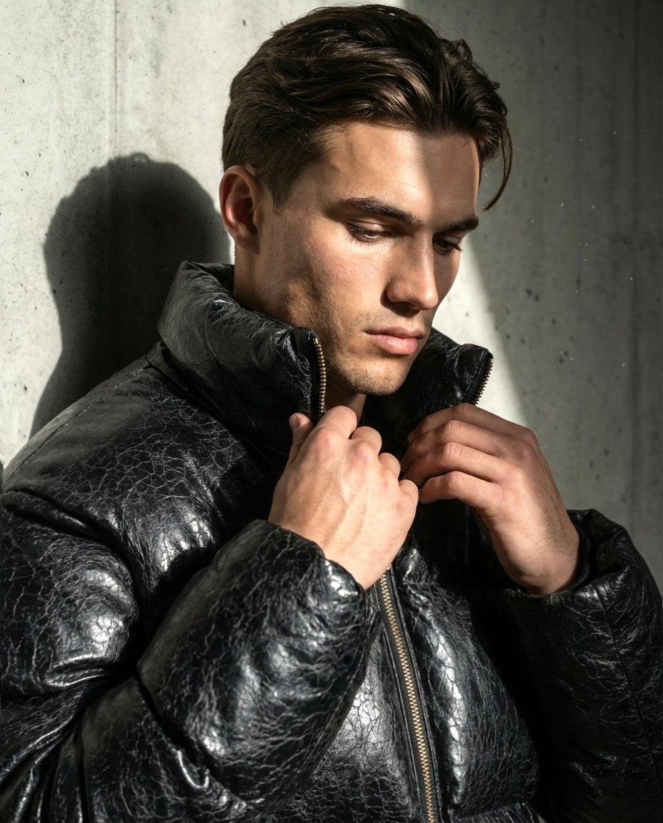 Cracked Mamba Puffer Jacket