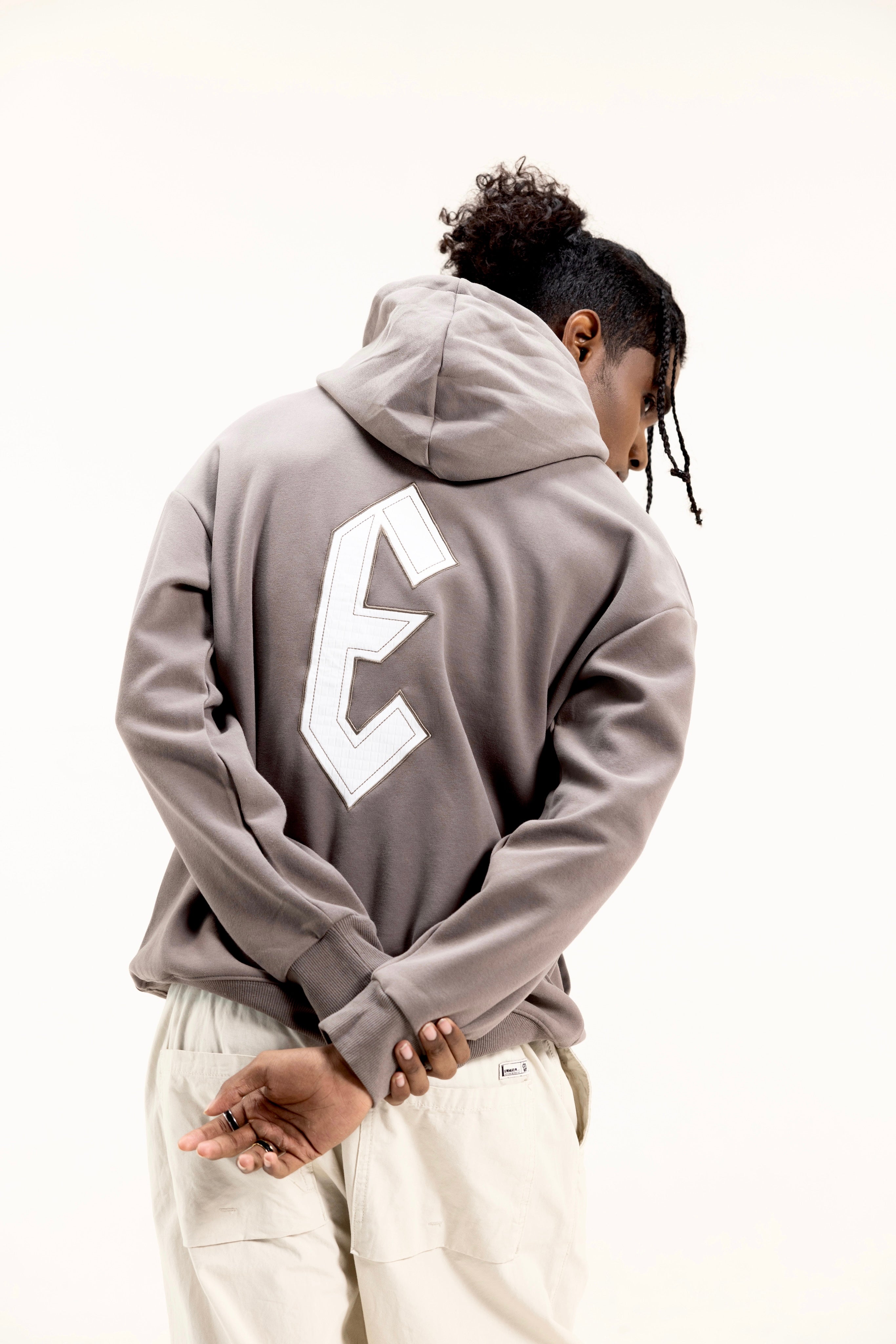 R// Mono Grey Hoodie