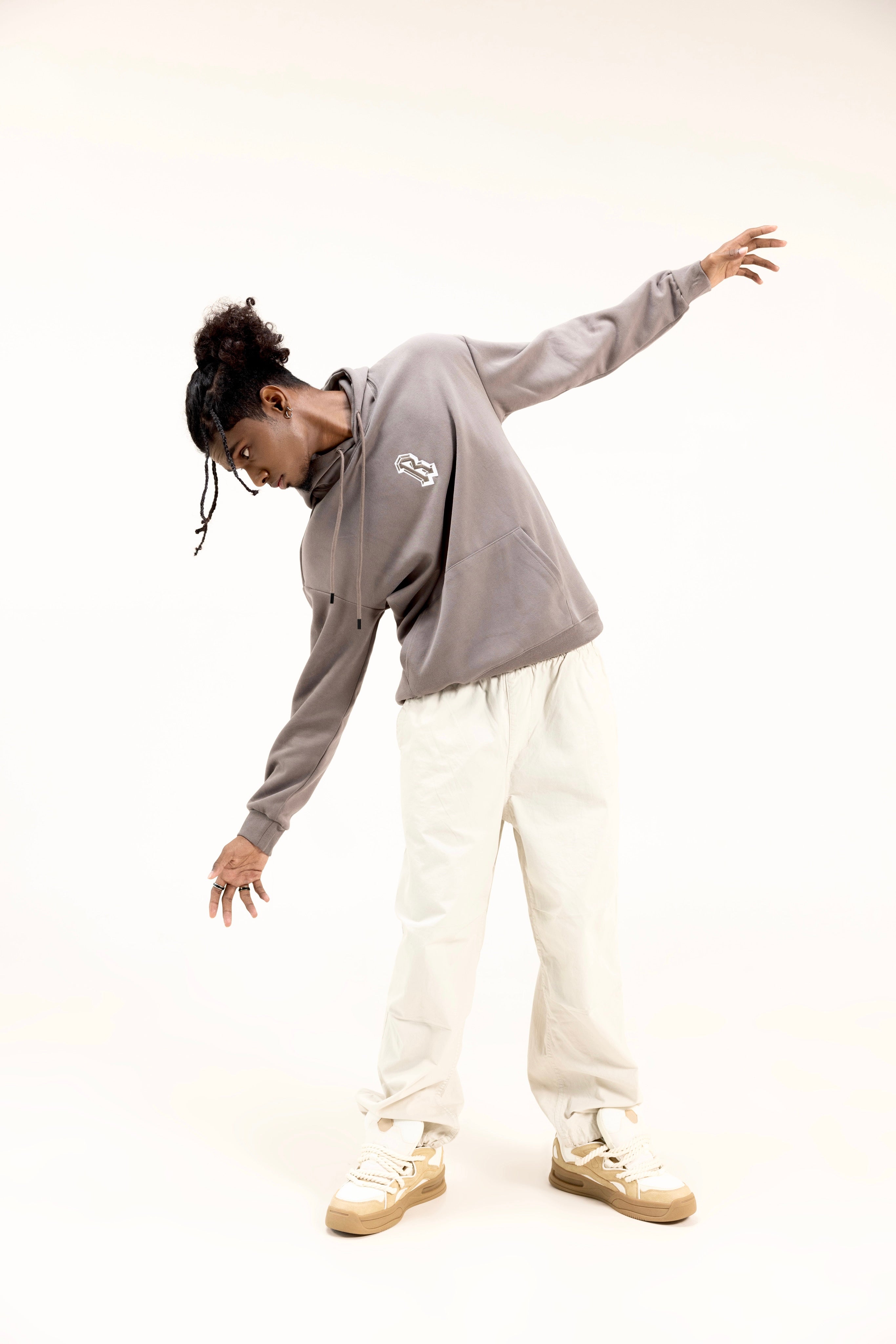 R// Mono Grey Hoodie