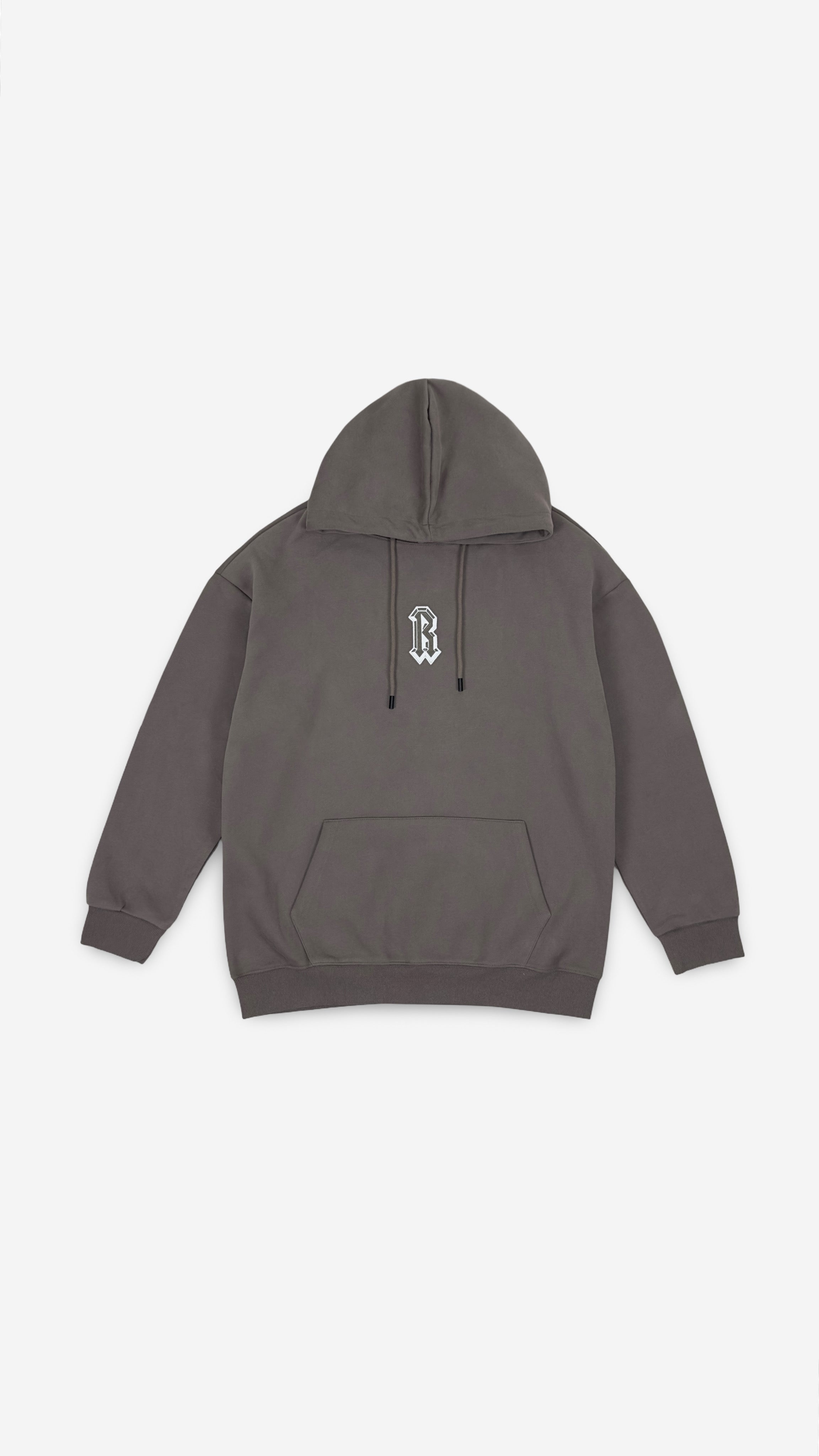 R// Mono Grey Hoodie