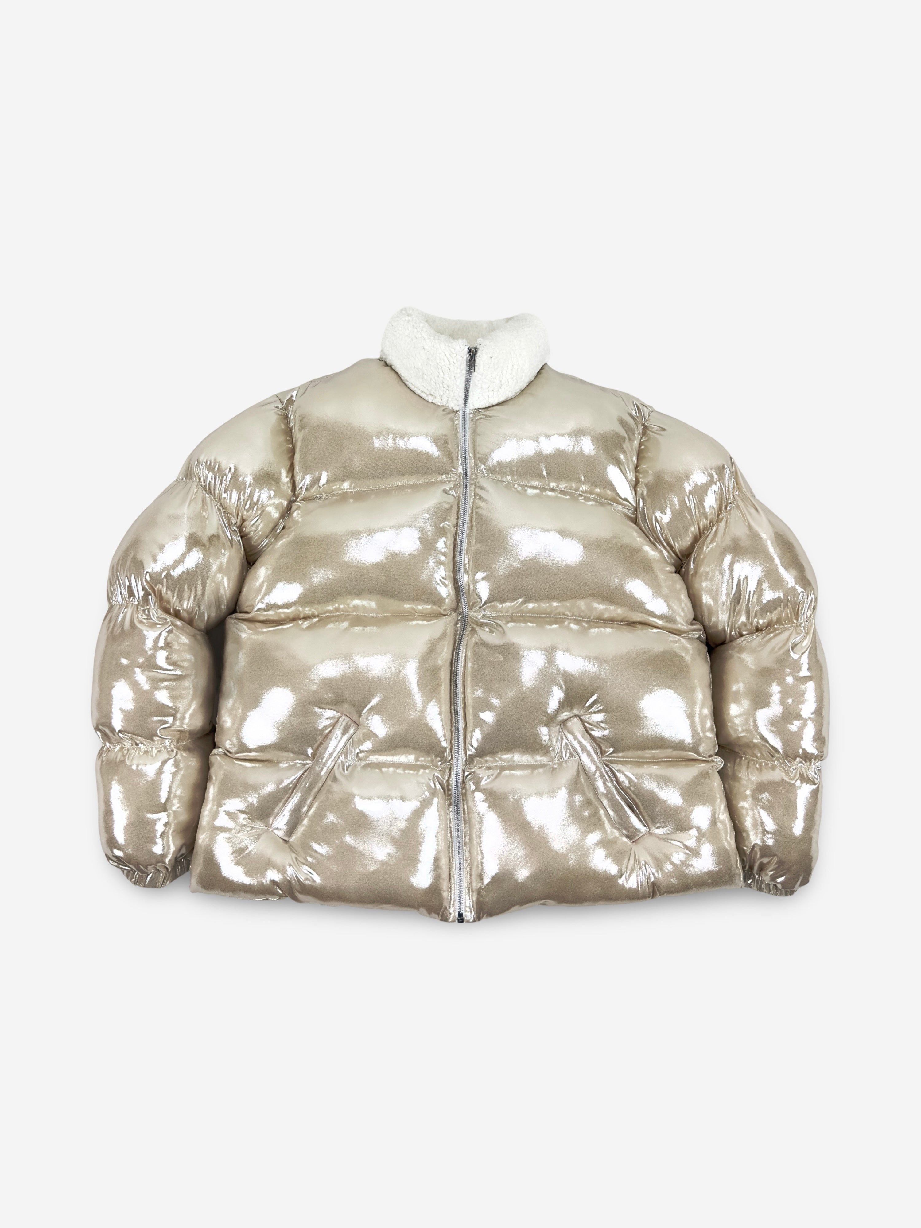 Silver-Fat Carp Puffer Jacket