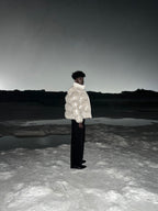 Silver-Fat Carp Puffer Jacket