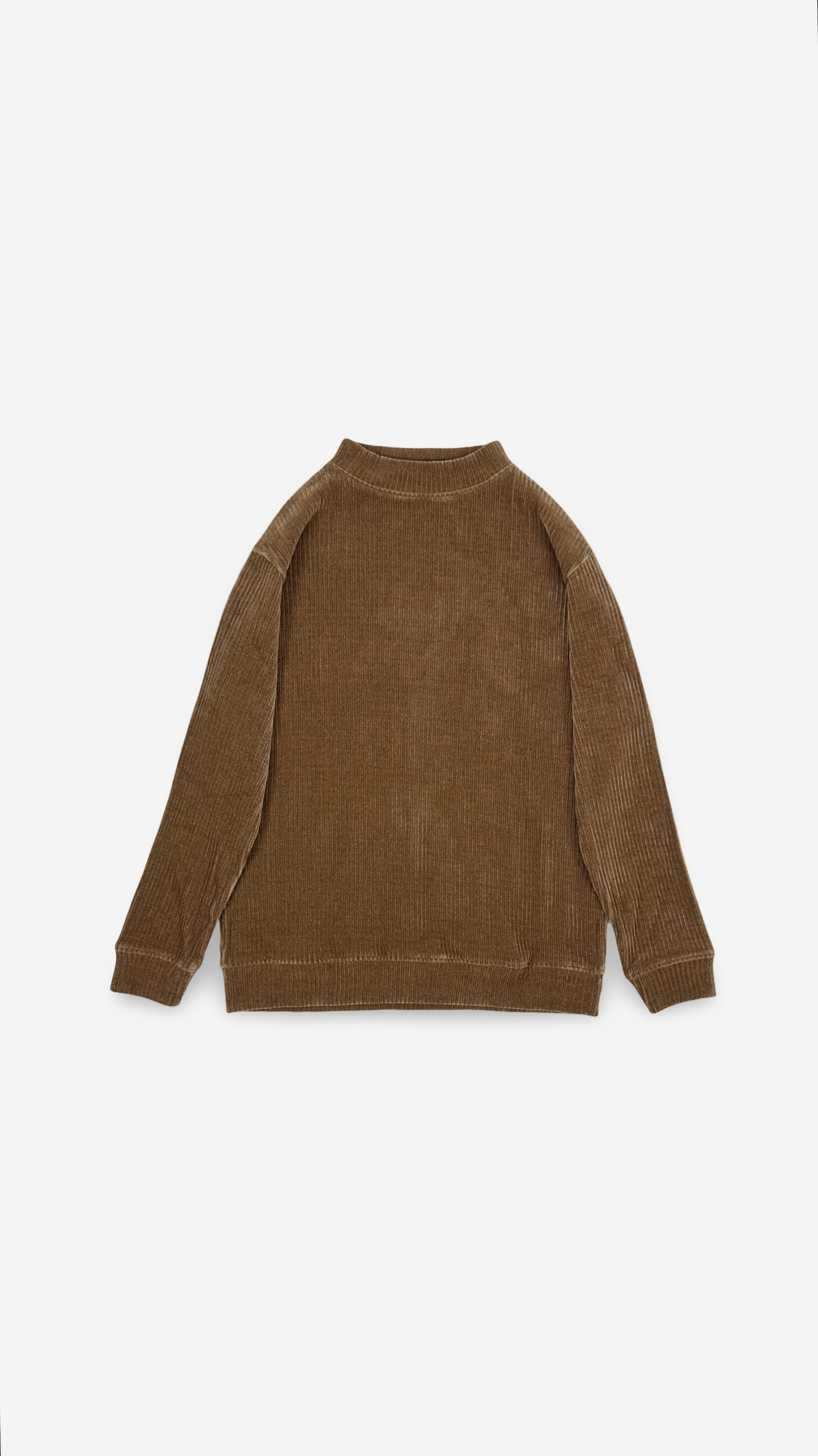 Retro Tan Wale Sweatshirt