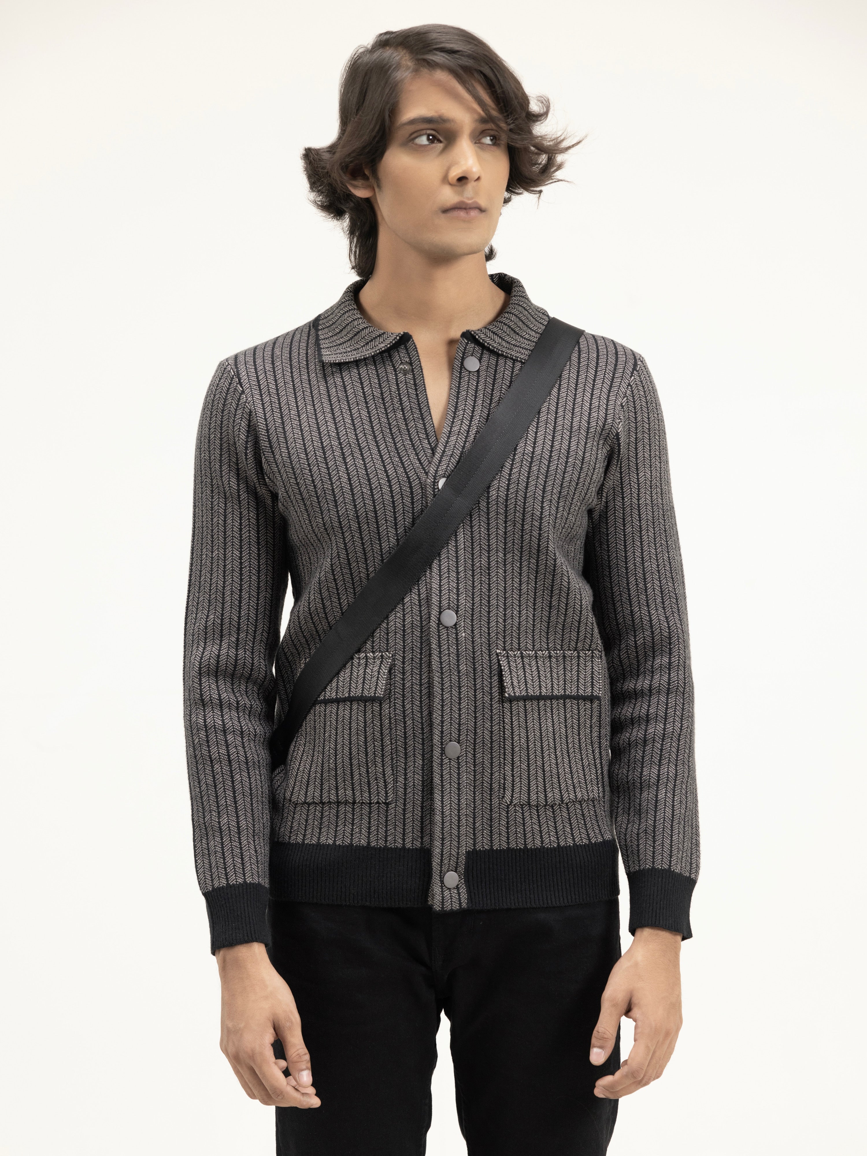 Herringbone Knit Shirt